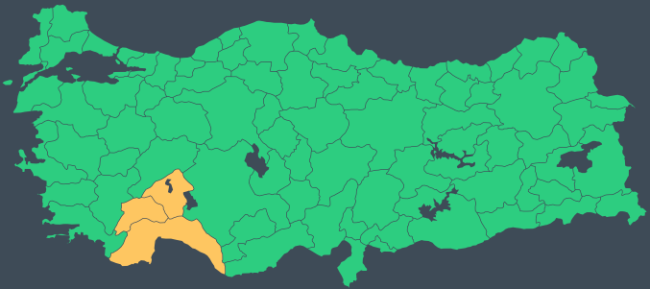 Antalya'da yağış ve fırtına etkisini sürdürüyor